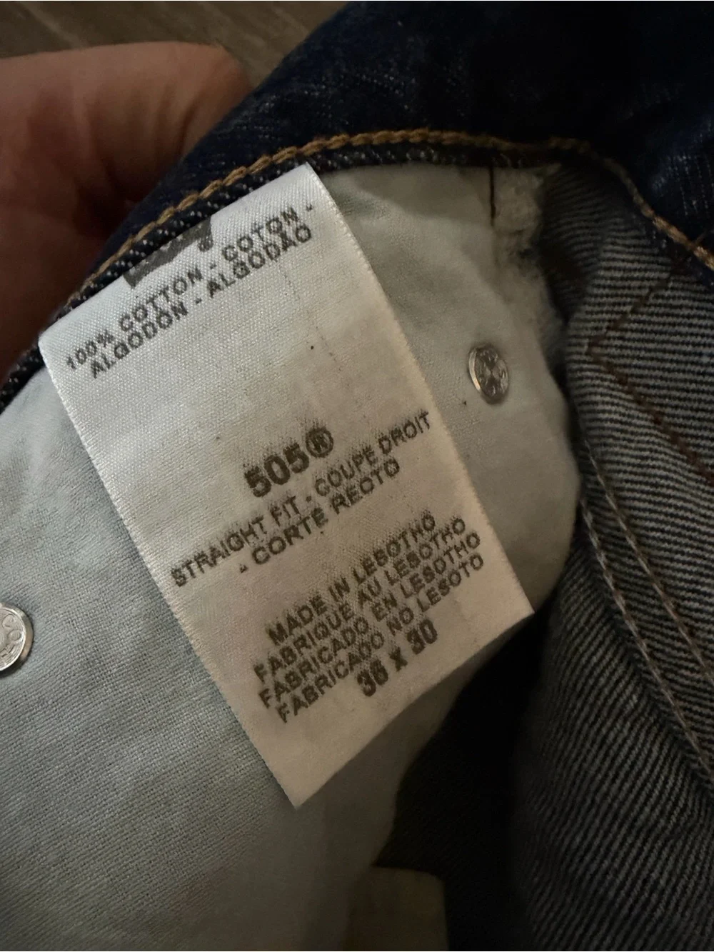 Levi's Relaxed Fit Men's Dark Blue Jeans